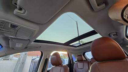 Panoramic roof interior