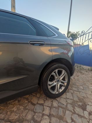 Paintwork mark, rear panel